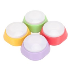 4 Pcs Stimme Aufnahme Taste Hund Kommunikation Pet Training Drücken Summer für Pet Interactive