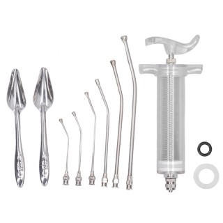 Vogelfütterungsspritzenrohre Sicherer Edelstahl Genaue Messung Einfache Reinigung Vogelhandbuch