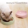 Haustier Hund Katze Futternapf Katze Wasser Futternapf Haltbarer Kunststoff Futternapf Haustiere Hunde Katzen Zubehör rosa