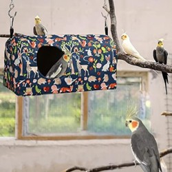 Vogelnesthaus, Papagei-Hängematte, Schlafbett, waschbar, Haustierpapageien, hängende Kuschelhöhle, glückliche Hütte für Sitti