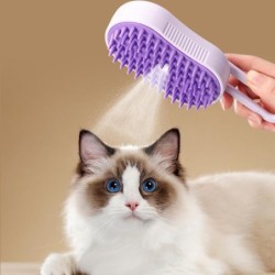 Massagekamm für Haustiere – Wasserspray zum einfachen Entfernen loser Haare der Katze ohne Baden Standard size