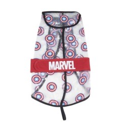 Regenmantel für Hunde The Avengers Rot Durchsichtig M