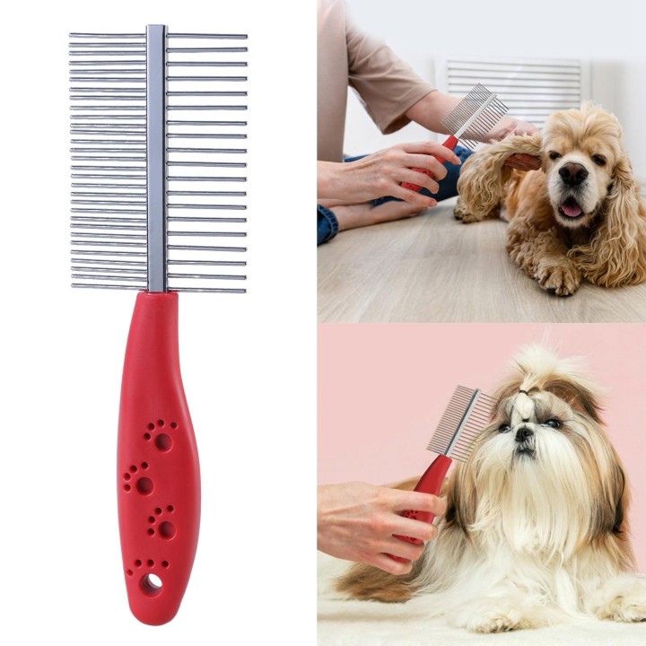 Katzenpflegebürste, Kamm zum Entfernen von kurzem Haar, Handbürste, Massagebürste, Massagekamm, Enthaarungswerkzeug