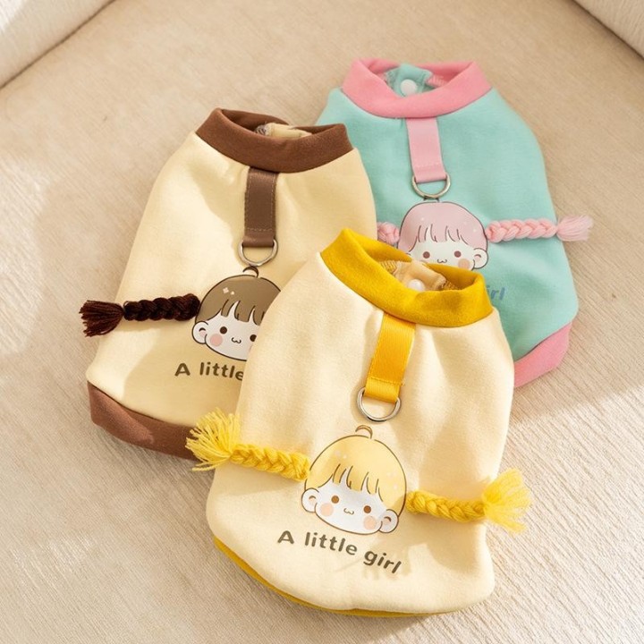 Herbst und Winter Hund süße Mädchen Hoodie Katze Teddybär kleine Hund Teddybär Haustier Hund Kleidung Welpen Kleidung Hunde H