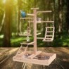 Haustier Papagei Playstand Klaue Schleifen Sticks Käfig Zubehör Spielen Stand Vogel Spielplatz