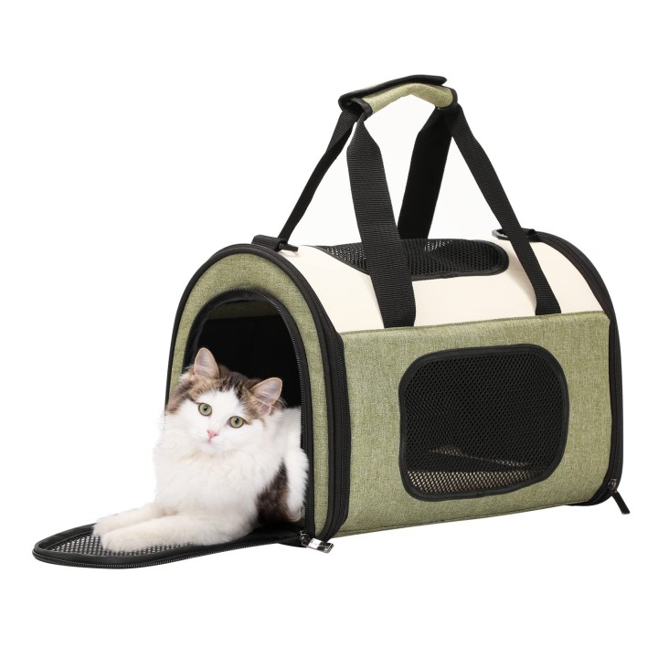 Petsfit Sichere Tragetasche für kleine Haustiere und Schultertragetasche, faltbar, weich für Hunde, Katzen, Kaninchen, leicht