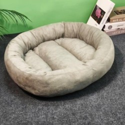 Neue Hundehütte Ovale Haustierhütte Sommer Kühle Hundehütte Hundebett Mittlere und Große Hundehütte Matte Winter Warme Katzen