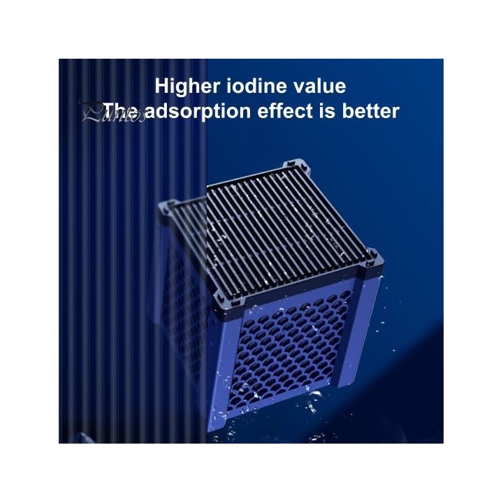 Aquarium-Filterbox, Wasserreiniger, Würfel, Multi-Mesh-Loch, Acticarbon, extrem starke Filtration, große Absorption, Aquarium