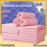 Verdickte rosa Urinpads für Haustiere – Einwegwindeln für Hunde mit Polymerfüllung Trial Pack S size 33x45cm 20 pieces