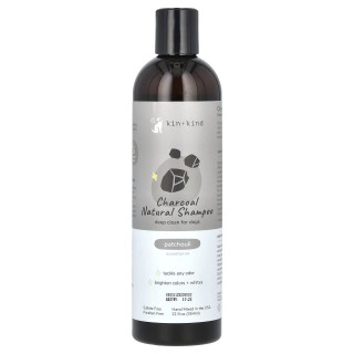 Kin+Kind, Natürliches Aktivkohleshampoo für Hunde, Patchouli, 12 fl oz (354 ml)