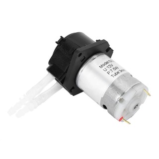 12V 3*5 Dosierung Pumpe DIY Peristaltische Rohr Kopf Für Aquarium Labor Chemische Analyse(schwarz) schwarz