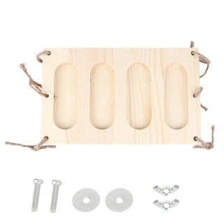 Kaninchen Gras Rahmen Heu Feeder Holz Gras Fütterung Regal Klapp Heu Rack Kleine Tiere Käfig Large