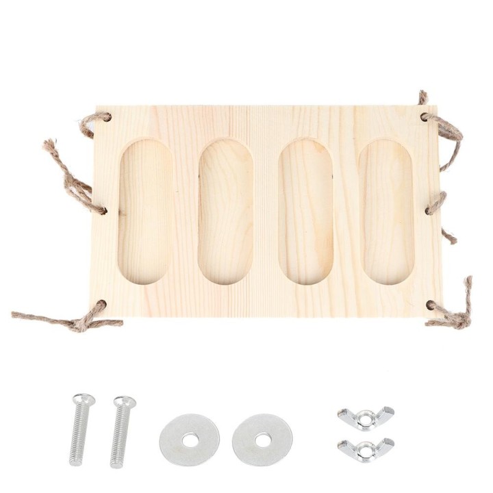 Kaninchen Gras Rahmen Heu Feeder Holz Gras Fütterung Regal Klapp Heu Rack Kleine Tiere Käfig Large