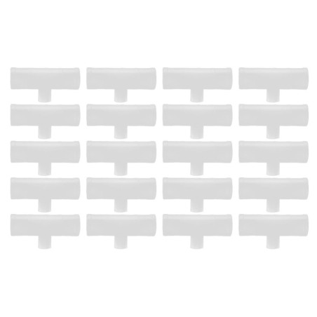 20Pcs Huhn T Rohr Langlebig Leck Beweis Bohrer Freies Huhn Waterer T Fitting für Zucht