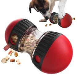 Hundespielzeug, Steigerung der Intelligenz, elliptische Bahn, rollender, auslaufender Futterball, Entwicklung guter Gewohnhei