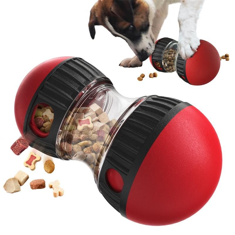 Hundespielzeug, Steigerung der Intelligenz, elliptische Bahn, rollender, auslaufender Futterball, Entwicklung guter Gewohnhei