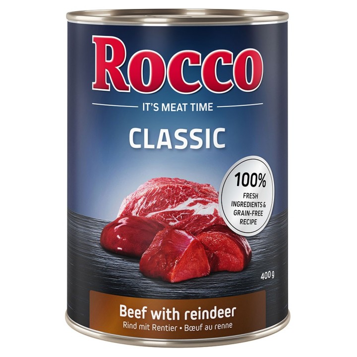 Top-Angebot Rocco Classic 24 x 400 g - Rind mit Rentier