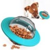 Fliegende Untertasse, Hundespiel, fliegende Scheiben, Spielzeug, Kauspielzeug für Katzen, auslaufender Slow-Food-Futterball,