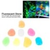 200PCS Pierre lumineuse Exterieur Blanc Artificiels Galets Fluorescent Décor pour Jardin Chemin Piscine Éclairage ABI12