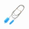 Flexible Reinigungsbürste mit Doppelrohren, Reinigungsbürste, Rohr, Aquarium, Frühjahrsputzwerkzeug(blau)