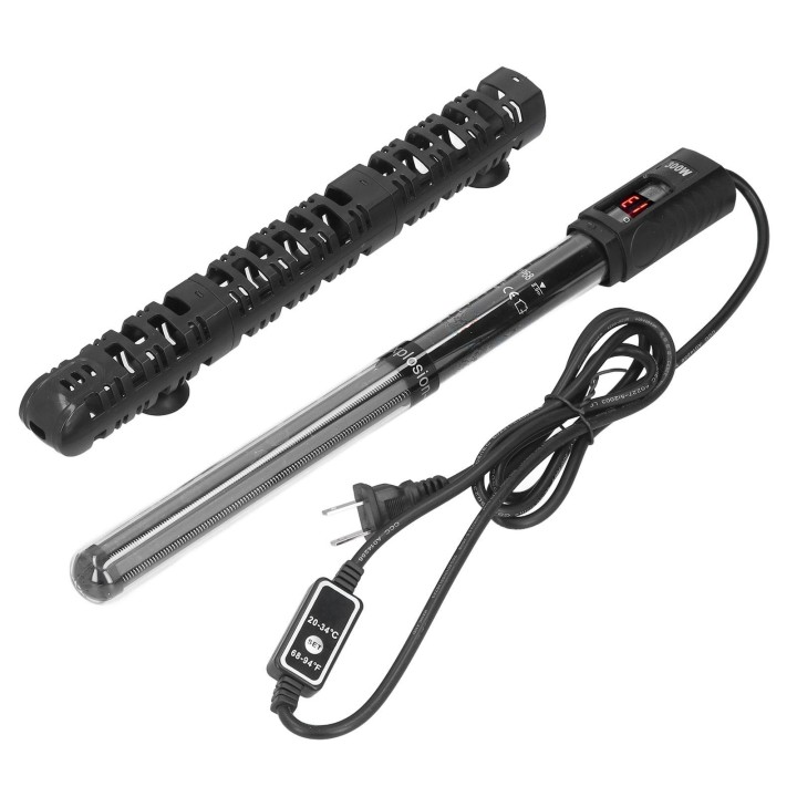 Aquarium-Heizung, verstellbare LED-Digitalanzeige, Aquarium-Heizung mit Schutzhülle