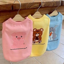 Haustier Sommer Dünne Tank Top Teddybären Kleine Hund Katze Bomi Schnauzer Hunde Kleidung Atmungsaktiv in Sommer Welpen Weste
