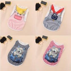 Haustier Hund Kleidung Welpen Weste T-shirt Shirt Niedlich Frühling Haustier Rock Kleid Roupas Para Cães Bodenbildung Hund Ko