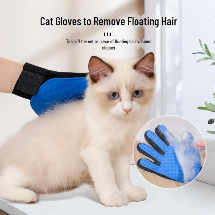 Silikonhandschuhe für die Tierpflege: Reinigen, massieren und lose Haare für Katzen und Hunde entfernen