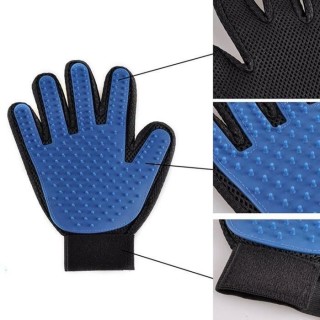 Grande Belle Top Vente Vrai Tactile Brosse Gant Pour Animaux De Compagnie Chien Chat Doux Efficace Massage Toilettage Avec Ha