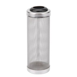 Aquarium-Fischtank-Edelstahl-Mesh-Filternetzgehäuse-Abdeckung zum Schutz von Garnelenfischen (S Dia. 12 mm)