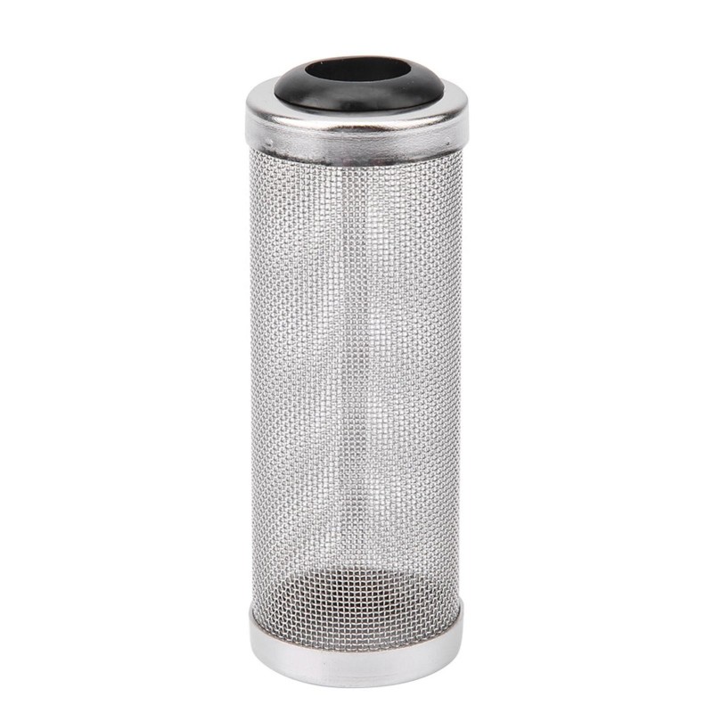 Aquarium-Fischtank-Edelstahl-Mesh-Filternetzgehäuse-Abdeckung zum Schutz von Garnelenfischen (S Dia. 12 mm)