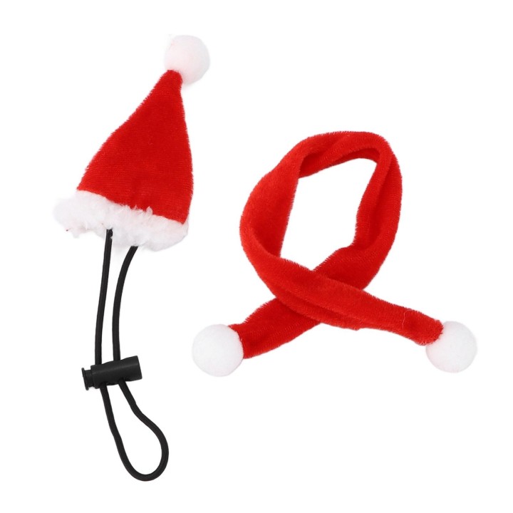 Eidechsenhut-Dekor, krabbelndes Haustier, dekoratives Kostüm, Bartagamen?Zubehör: Verstellbare Mütze und Schal