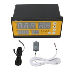 Eier-Inkubator-Controller, Feuchtigkeits- und Temperaturregelung, präziser vollautomatischer Hatcher-Controller, 100 bis 240