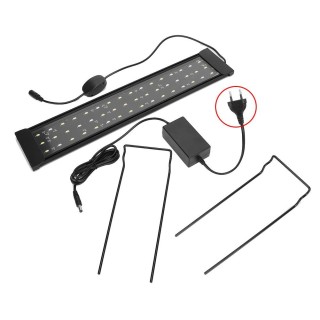 Ultradünne dehnbare Aquarium Aquarium Aluminiumlegierung blau weißes Licht LED Lampe weiß