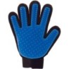 RUNFON Toilettage Brosse De Gant De Massage Chien Chat Gant Brosse De Nettoyage Pour Poils Cheveux Bleu