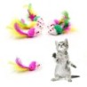 Neues, farbenfrohes, lebendiges und langlebiges weiches Katzenspielzeug in Form einer falschen Maus – unterhaltsames, interak