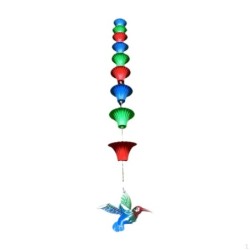 Bird Rain Chain Rainwater Catcher Easy to Install Hanging Drain Gutter Water Diverter for