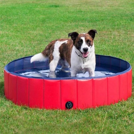 Faltbarer Hundepool, Haustier-Hundebadewanne, Pool für kleine Hunde, Haustier-Innen- und Außenbereich, kühle Bade-Waschbadewa