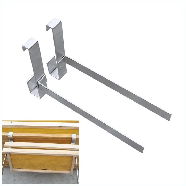 2pcs/set Rustproof Bee Hive Storage Shelf Stable Bee Hive tool  Bee Colony Tools Supplies 11*22.5cm