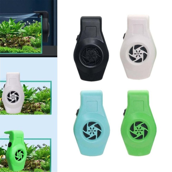 3,8 W Aquarium Kühler USB Kabel Fisch Tank Lüfter Neue Fisch Tank Kühler blau