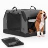 Petsfit Soft Crate Haustierkäfig, ideal für Hunde, mittelgroßer, zusammenklappbarer Haustierkäfig für Katzen und leicht abzud