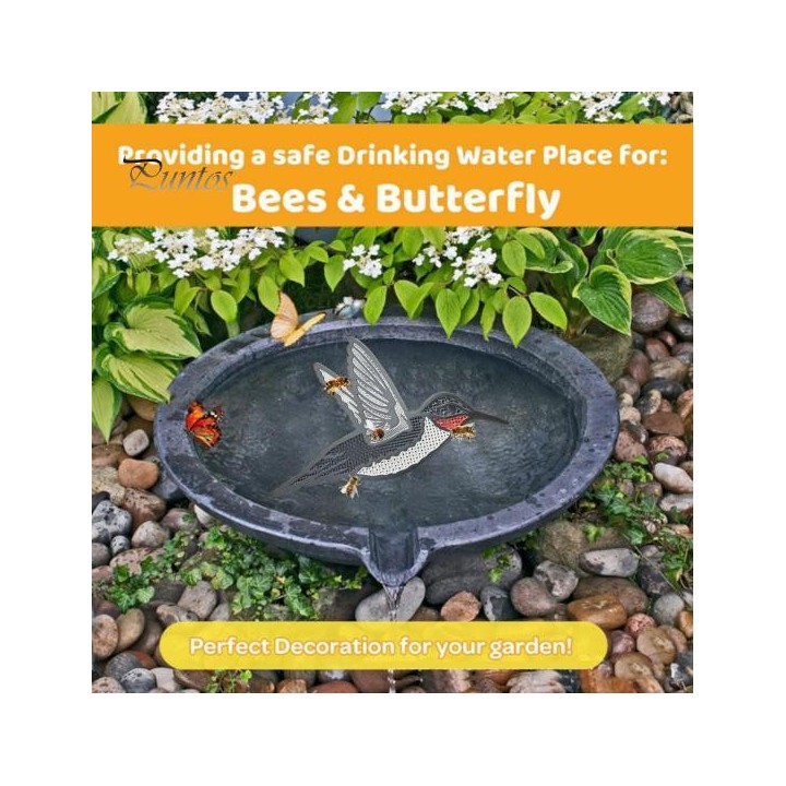 Bienenwasserstation, schwimmende Bestäuberinsel, Bienentrinkstation, Wabendesign, schwimmende Bieneninsel zur Fütterung wilde