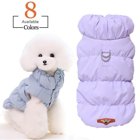 Weicher, warmer Rollkragenmantel für kleine und mittelgroße Hunde, Welpenjacke, Chihuahua, Französische Bulldogge, Outfit, Pu