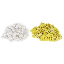 100Pcs Kaninchen Ohr Tag Anzahl Hund Ohr Marker Identifikation Karte Informationen Management