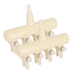 2PCS Kunststoff Einfache Bedienung Aquarium Luftpumpe Spezielle Splitter Ventil mit Umsteller Einstellbar
