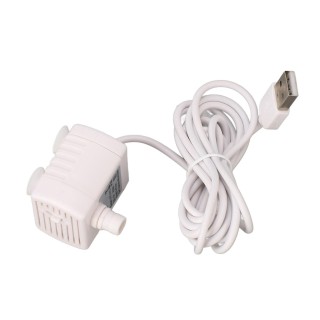 Haustier-Wasserbrunnenpumpe, leise, verhindert trockenes Brennen, USB-betriebener bürstenloser DC-Motor, Mini-Katzenwasser