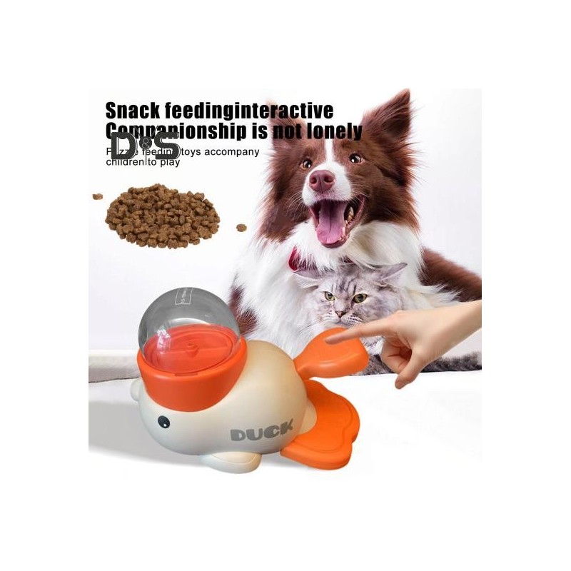 Interactive Dog Puzzle Slow Feeder Duck Shaped Dog Treat Dispenser for Small Medium Dogs Slow Feeder Dog Bowl for Training ge