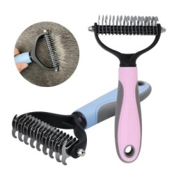Professionelle Haustier-Enthaarungsbürste, Hundehaarentferner, Haustierfell-Knotenschneider, Welpe, Katze, Kamm, Bürsten, Hun