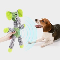 Haustier Quietschen Hundespielzeug Währung Bissfest Cartoon Tier Design Lindern Langeweile Molar Interaktives Spielzeug Plüsc