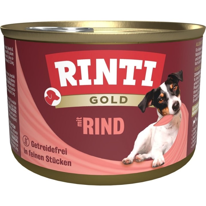 RINTI Gold Beef Mini Rind für Hunde kleine Rasse 185 g